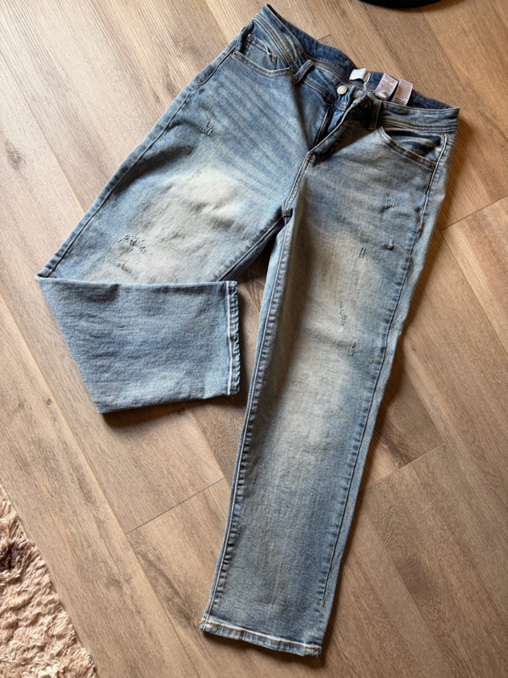Time and Tru Light Blue Straight Jeans